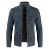 Stand Collar Knit Sweater Plus Velvet Cardigan Jacket
