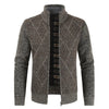 Stand Collar Knit Sweater Plus Velvet Cardigan Jacket